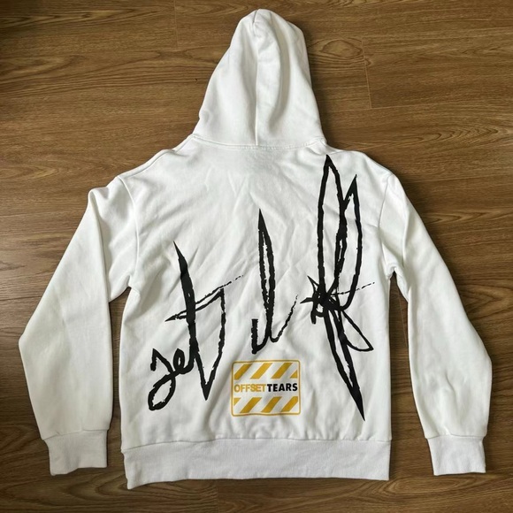 Denim Tears x Offset White Hoodie - Picture 6 of 8